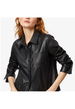 Load image into Gallery viewer, Habitual Taylor Vegan Long Sleeve Crop Shirt