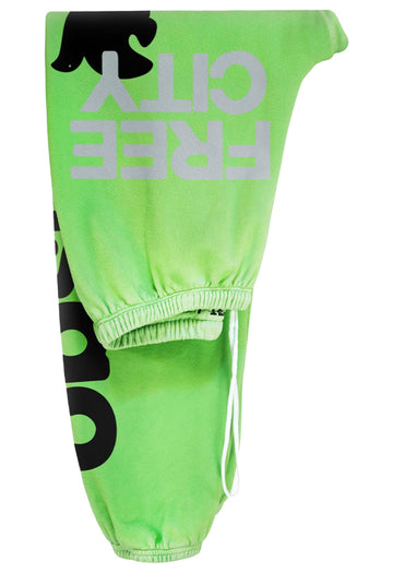 FREE CITY Lets Go OG Sweatpants in Grasshoppers