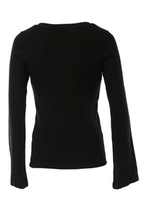 Monrow Bell Sleeve Rib Top