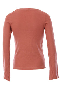 Monrow Bell Sleeve Rib Top