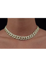 SHOP PAIGE Iced Cuban Necklace