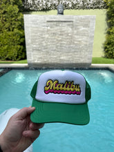Load image into Gallery viewer, Limited Edition MALIBU Trucker Hats Exclusively AT SINGER22