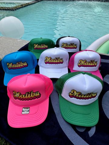 Limited Edition MALIBU Trucker Hats Exclusively AT SINGER22