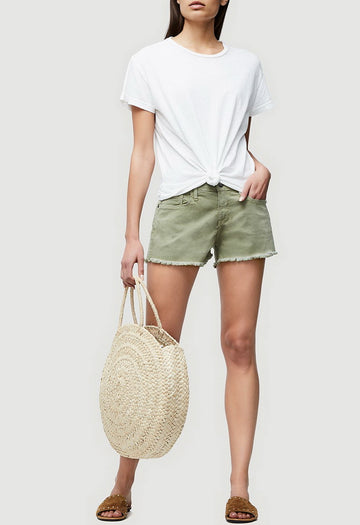 FRAME Denim Le Cutoff Tulip Hem