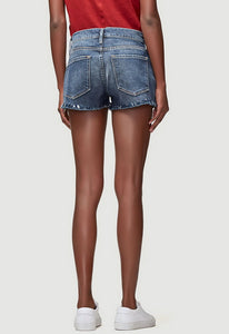 FRAME Denim Le Cutoff Shredded Raw