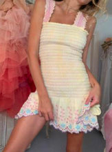 Load image into Gallery viewer, LoveShackFancy Jax Mini Dress in Rise and Shine