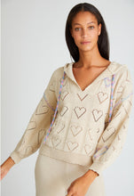 Load image into Gallery viewer, LoveShackFancy Meara Hoodie in Sunset Wheat