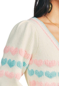 LoveShackFancy Buena Cropped Cardigan