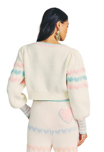 LoveShackFancy Buena Cropped Cardigan