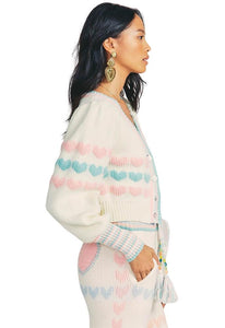 LoveShackFancy Buena Cropped Cardigan