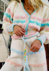 LoveShackFancy Buena Cropped Cardigan