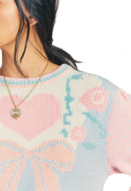 LoveShackFancy Emani Crewneck Pullover