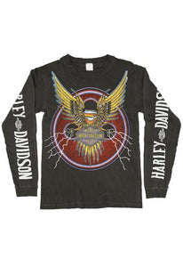 MadeWorn Harley Davidson Lightning Unisex Long Sleeve Tee