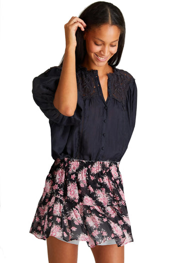 LoveShackFancy Ruffle Mini Skirt