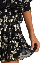 Load image into Gallery viewer, LoveShackFancy Ruffle Mini Skirt in Black