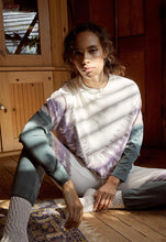 Load image into Gallery viewer, DAYDREAMER Dusty Rose Tie Dye Long Sleeve Crop