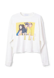 DAYDREAMER TLC Ain't 2 Proud Long Sleeve Crop Tee