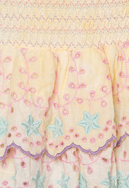 LoveShackFancy Nathan Skirt in Rise and Shine