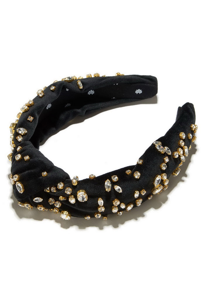 Lele Sadoughi Mixed Shape Crystal Headband