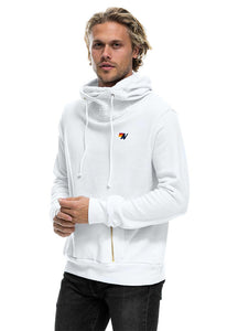 Aviator Nation Ninja Pullover Hoodie in White