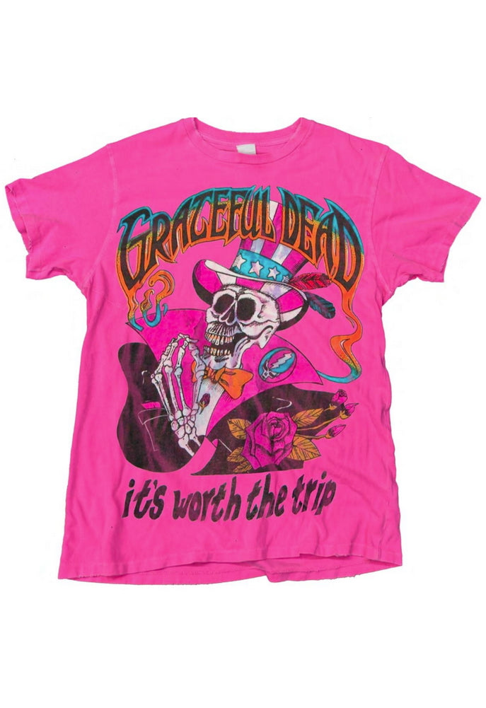 MadeWorn Grateful Dead It's Worth The Trip Neon Tee