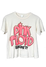 Load image into Gallery viewer, MadeWorn Pink Floyd Europe &#39;77 Crop Tee