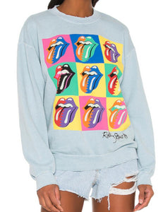 MadeWorn Rolling Stones 89' Fleece Sweatshirt