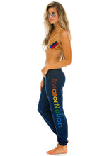 Load image into Gallery viewer, Aviator Nation Logo Sweatpants in Navy