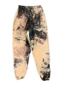 SINGER22 OOAK22 Paint Splattered and Bleached Sweatpants