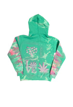 Load image into Gallery viewer, SINGER22 Exclusive OOAK22 Green Hoodie one of a kind