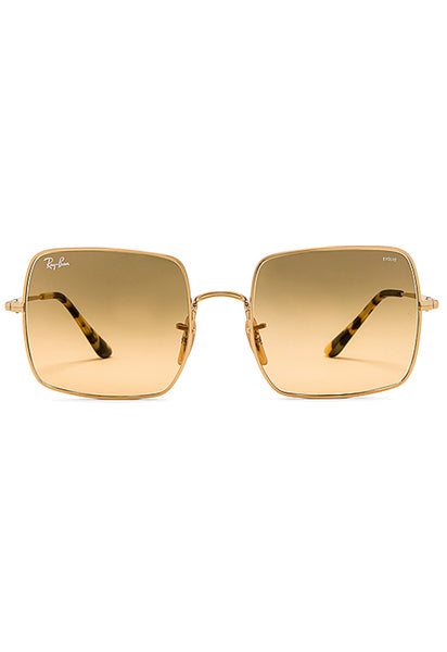 Ray Ban RB1971 Square 9150AC Gold Photo Orange Gradient Brown 54 mm