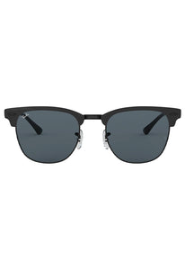 Ray Ban Clubmaster Metal 51mm Sunglasses in Matte Black on Black 186 r5 SINGER22