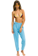 Load image into Gallery viewer, Aviator Nation Bolt Fade Sweatpants in Sky / Pink Purple