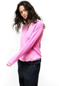 FREE CITY Giant Open Hand Raglan in Pinklight