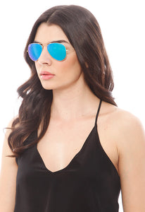Ray-Ban Aviator Flash Lenses 55mm Sunglasses