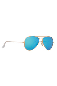 Ray-Ban Aviator Flash Lenses 55mm Sunglasses