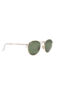 Ray-Ban RB3447 Round 50mm Metal Sunglasses in Gold
