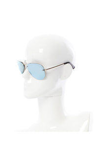 Ray-Ban RB3449 Rimless Metallic Aviator Sunglasses