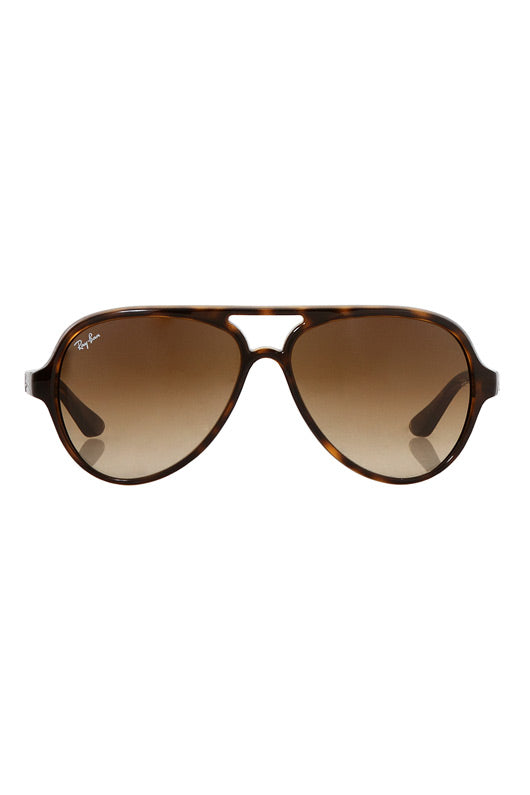 Ray-Ban RB4125 Cats 5000 59mm Sunglasses in Faded Brown