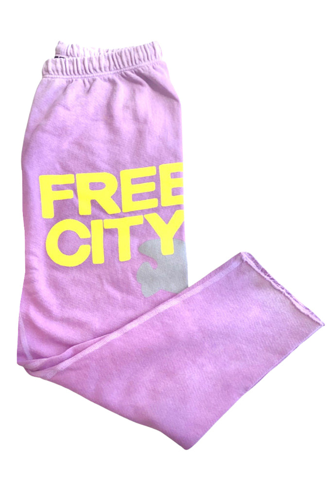 FREE CITY Large Rollups in Pinkmilk Sunfade