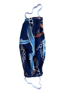 SINGER22 Protective Face Mask Equestrian Print Scarf