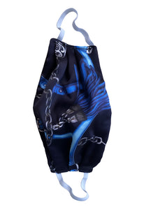 SINGER22 Protective Face Mask Equestrian Print Scarf