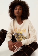 Load image into Gallery viewer, DAYDREAMER Def Leppard On The Prowl Varsity Crew Sweatshirt