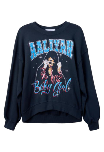 DAYDREAMER Aaliyah Baby Girl Oversized Crew