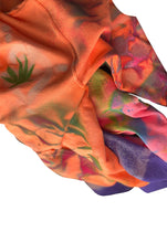 Load image into Gallery viewer, SINGER22 Exclusive OOAK22 Bleached Orange Spray Paint Embellished Hoodie by 22Artist22