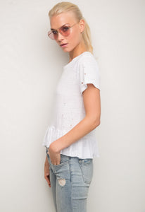 Generation Love Athena Ruffle Short Sleeve Top
