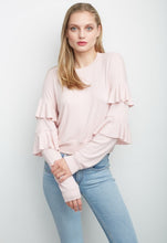 Load image into Gallery viewer, Generation Love Georgia Ruffle Sweatshirt