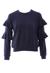 Generation Love Georgia Ruffle Sweatshirt
