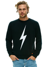 Load image into Gallery viewer, Aviator Nation Bolt Crew Sweatshirt in Charcoal