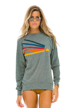 Load image into Gallery viewer, Aviator Nation Daydream Crew Sweatshirt in Heather Grey